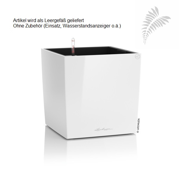 Beiermeister Hydrokulturen - Cube Prem. QU 40 weiß leer -A- 16380