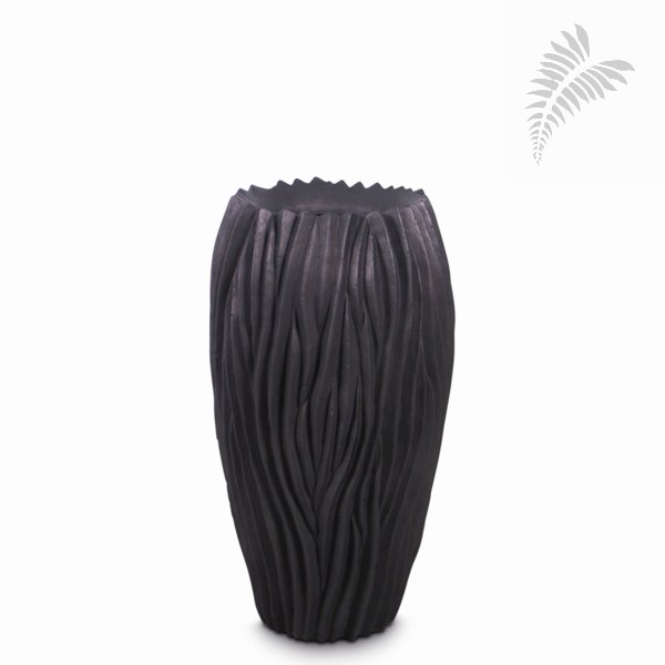 River Vase RU 38/70 schwarz -A- 20672